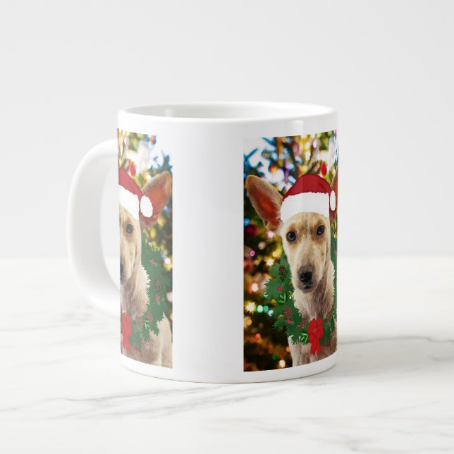 Caneca De Café Grande Joy para o Puppy (Frente Esquerda)