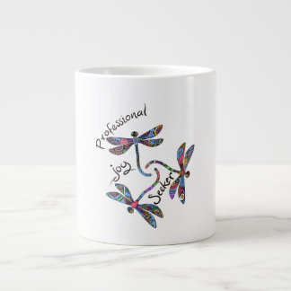 Caneca De Café Grande Joy Profissional Busca Mug Por Encontrar Alegria