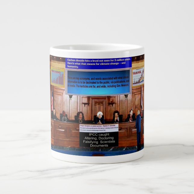 Caneca De Café Grande julgamento Gavin Newsom (Frente)