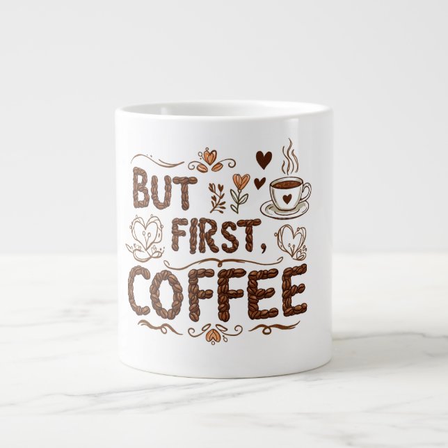 Caneca De Café Grande Jumbo 20 oz Mug para sopradores de café (Frente)