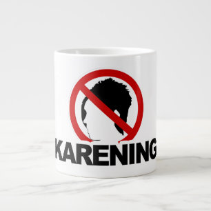 Caneca De Café Grande Jumbo 20oz da Cinza Allin "NO KARENING"
