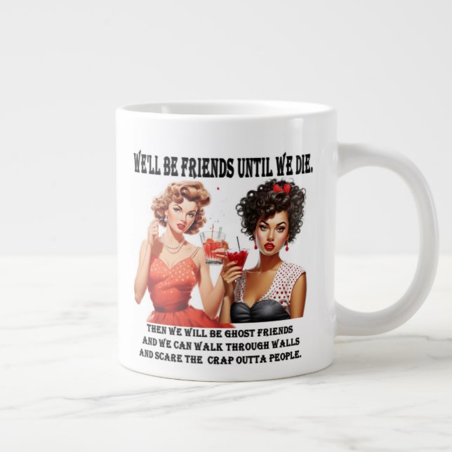Caneca De Café Grande JUMBO Bestie Mug (Direita)