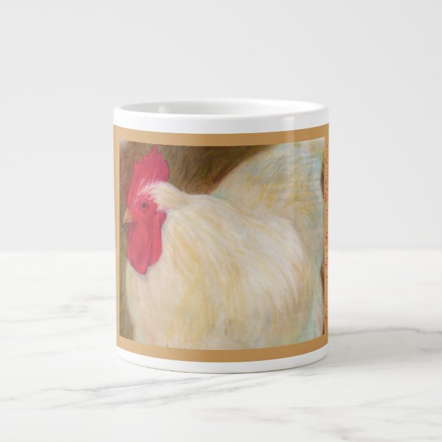 Caneca De Café Grande Jumbo Chicken (Frente)
