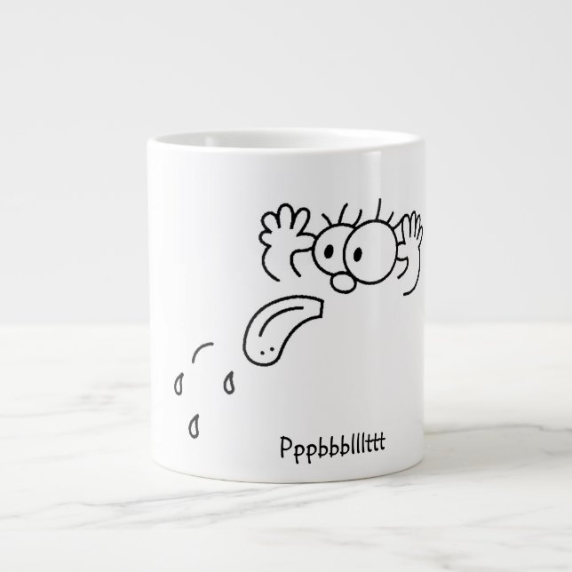 Caneca De Café Grande Jumbo Coffee Mug RazzBerry (Frente)