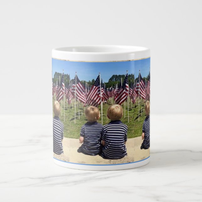 Caneca De Café Grande Jumbo Custom Photo Mug Jumbo Mug - Personalizado (Frente)