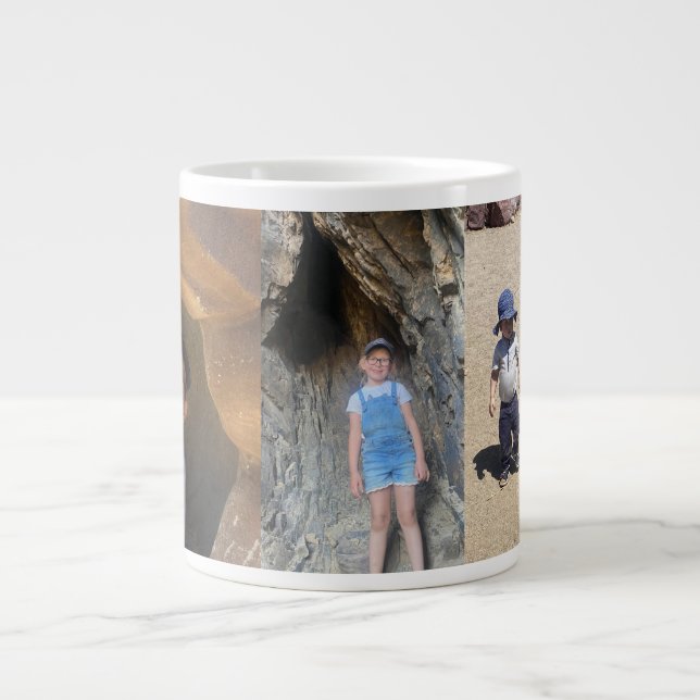 Caneca De Café Grande Jumbo Custom Photo Mug Jumbo Mug - Personalizado (Frente)