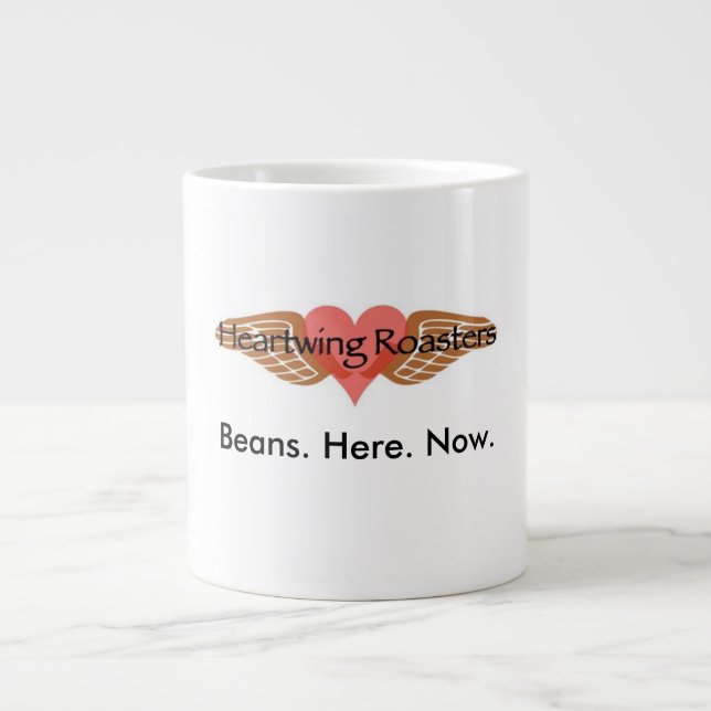 Caneca De Café Grande Jumbo Hearting Coffee Mug (Frente)