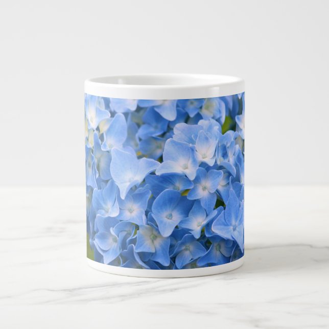Caneca De Café Grande Jumbo Hydrangea (Frente)