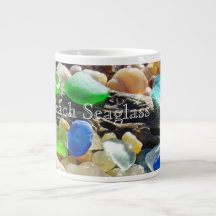 Jumbo Large Mugs Sea glass