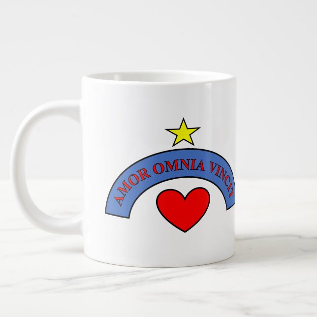 Caneca De Café Grande Jumbo LOVE Mug (Esquerda)
