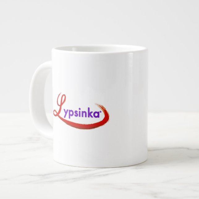 Caneca De Café Grande Jumbo Lypsinka Mug (Frente Esquerda)