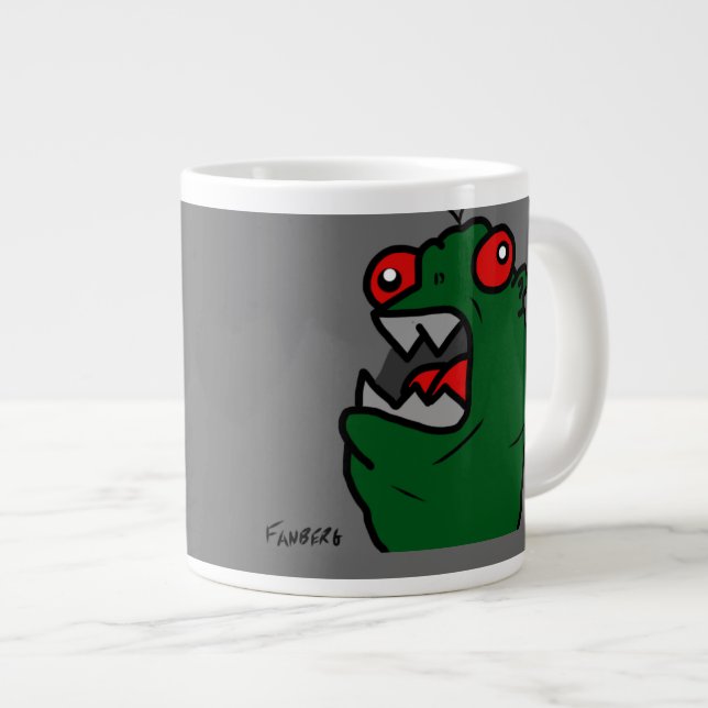 Caneca De Café Grande Jumbo Mug (Frente Esquerda)