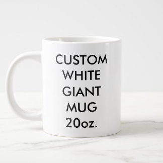Caneca De Café Grande Jumbo Mug 20oz personalizado gigante
