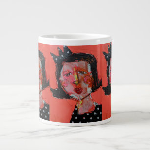 Caneca De Café Grande Jumbo Mug - Amor Sem Fio