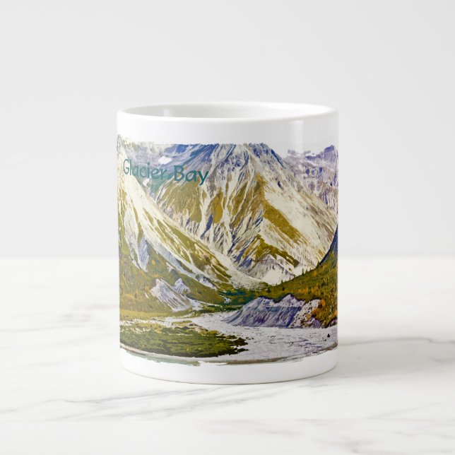 Caneca De Café Grande Jumbo Mug Compartimento Glaciar 3 (Frente)