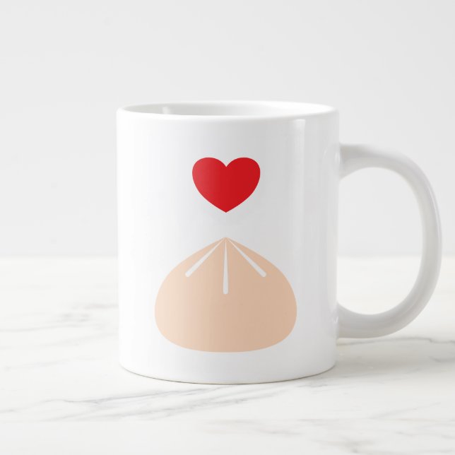 Caneca De Café Grande Jumbo Mug De Amor Idiota (Direita)