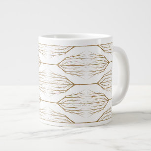 Caneca De Café Grande Jumbo Mug de Árvores de Inverno