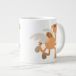 Caneca De Café Grande Jumbo Mug de Cartoon Marado Bonito