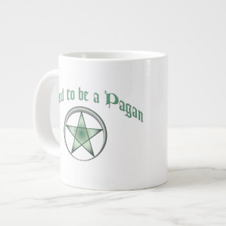 Caneca De Café Grande Jumbo Mug de Orgulho Pagão Verde Personalizado