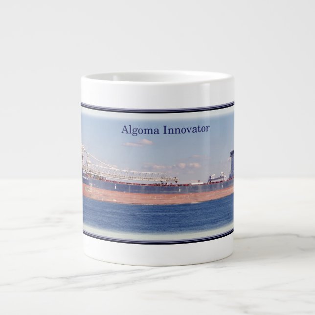Caneca De Café Grande Jumbo Mug do Algoma Innovator (Frente)