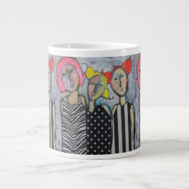 Caneca De Café Grande Jumbo Mug - Mulheres Selvagens Fazem