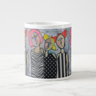 Caneca De Café Grande Jumbo Mug - Mulheres Selvagens Fazem