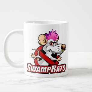 Caneca De Café Grande Jumbo Mug "NO SWAMPRATS"