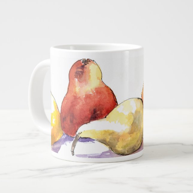 Caneca De Café Grande Jumbo Mug ou Bowl (Frente Esquerda)