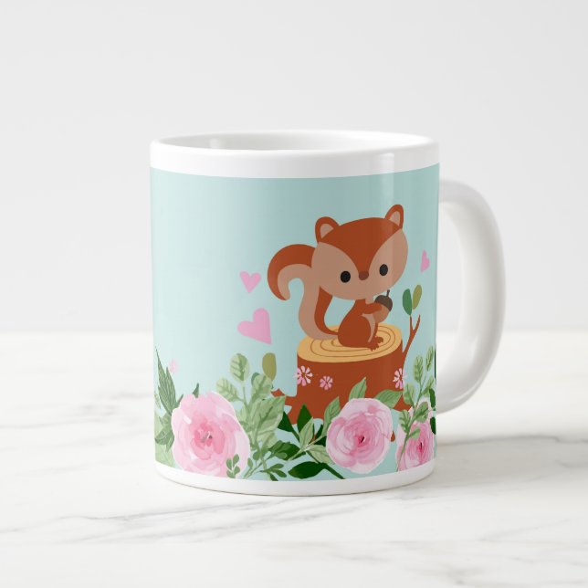 Caneca De Café Grande Jumbo Mug pequeno (Frente Esquerda)