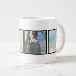 Caneca De Café Grande Jumbo Mug Personalizado Personalizado do Instagram