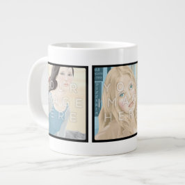 Caneca De Café Grande Jumbo Mug Personalizado Personalizado do Instagram