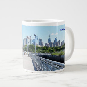 Caneca De Café Grande JUMBO MUG - Philadephia Boardwalcom horizonte