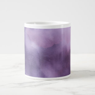 Caneca De Café Grande Jumbo Mug - Purple de Aquarela