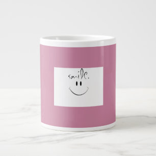 Caneca De Café Grande Jumbo Mug Rosa