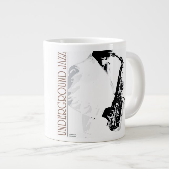 Caneca De Café Grande Jumbo Mug Subterrâneo (Frente Esquerda)
