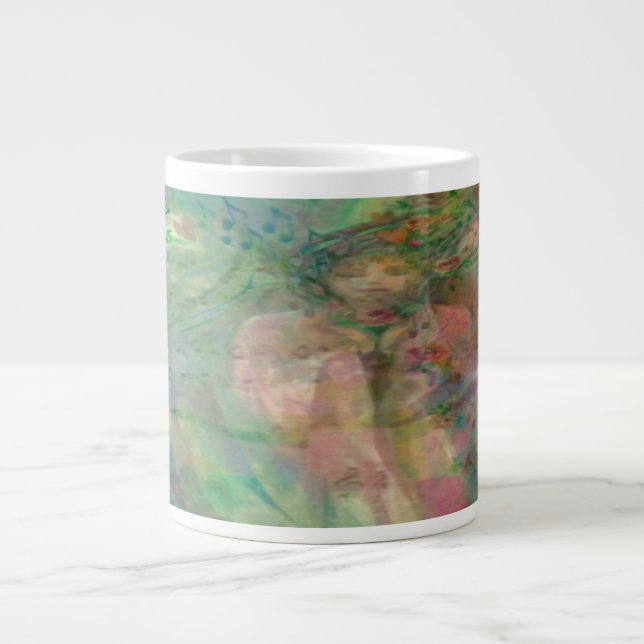 Caneca De Café Grande Jumbo Mug 'The Radio Frequency' Cósmico Seer de 20 (Frente)