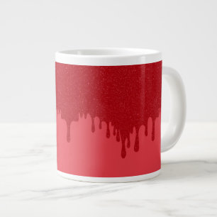Caneca De Café Grande Jumbo Mug Vermelho de Tomato Personalizado