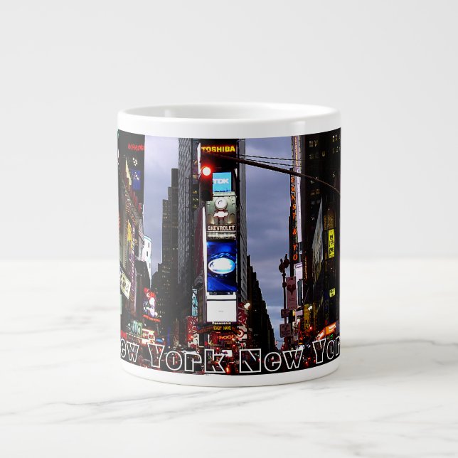 Caneca De Café Grande Jumbo New York Café Mug NYC - Copa Personalizada (Frente)