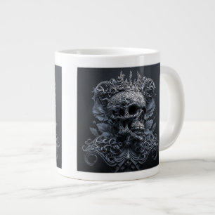 Caneca De Café Grande Jumbo ornamentado