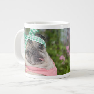 Caneca De Café Grande Jumbo ou Espresso tamanho Be-YOU-tiful Pug Mug