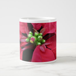 Caneca De Café Grande Jumbo Poinsettia Mug