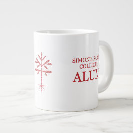 Caneca De Café Grande Jumbo "SRC Alum" Mug com Sapling Vermelho