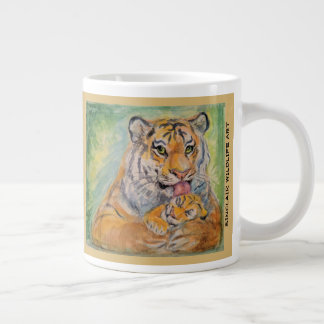 Caneca De Café Grande Jumbo Tiger Mug de 20 oz