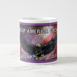 Caneca De Café Grande Keep America Excelente - Trump 2020