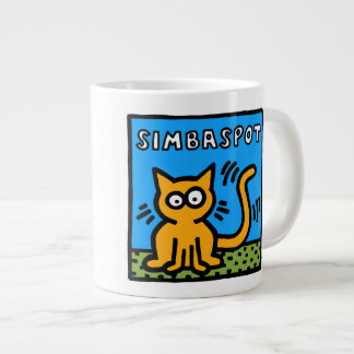 Caneca De Café Grande Keith "Herring" Cat Nug