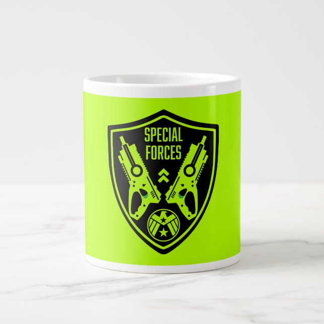 Caneca De Café Grande Kids Toy Dart Gun Batalha (Frente)