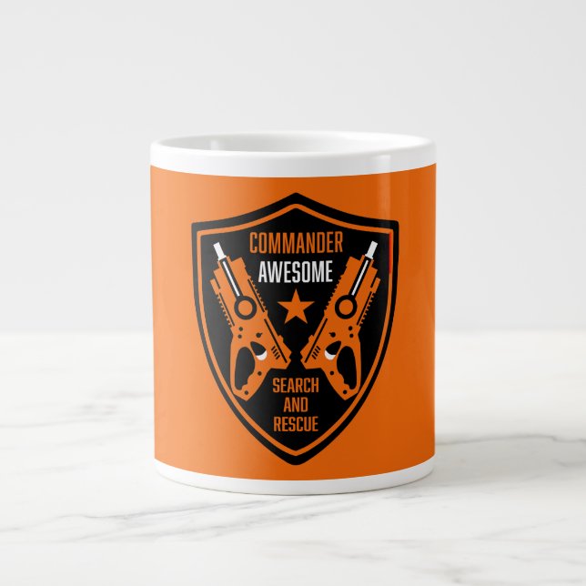 Caneca De Café Grande Kids Toy Dart Gun Batalha (Frente)