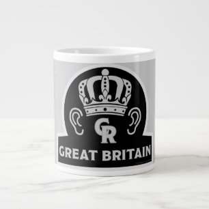 Caneca De Café Grande King Charles British Royal Crown Coffee Mug