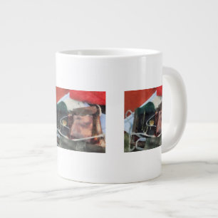 Caneca De Café Grande Kit de costura da guerra civil