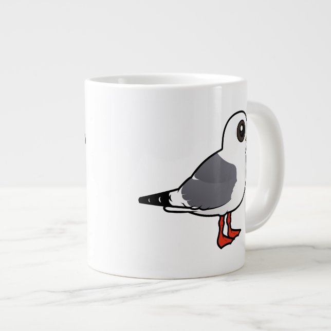 Caneca De Café Grande Kittiwake de pernas vermelhas (Frente Esquerda)